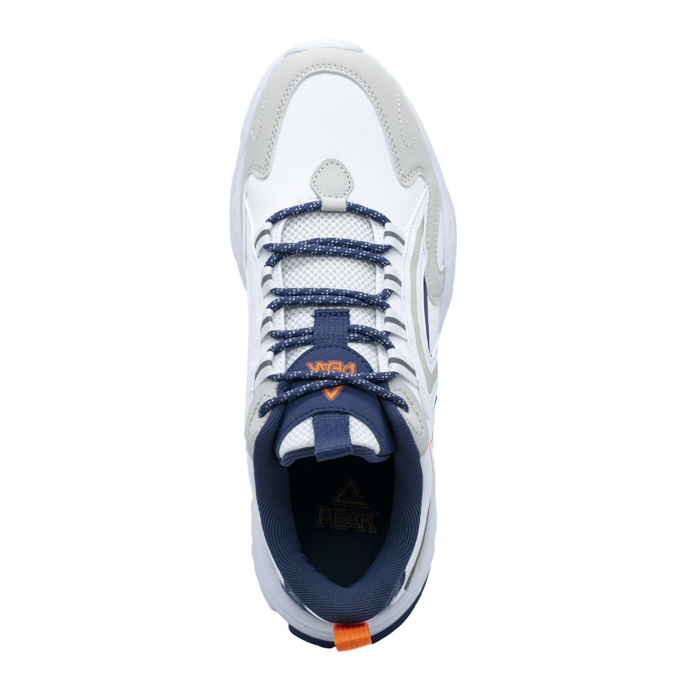 Tenis PEAK ULTRALIGHT Retro Hombre Blanco-Azul