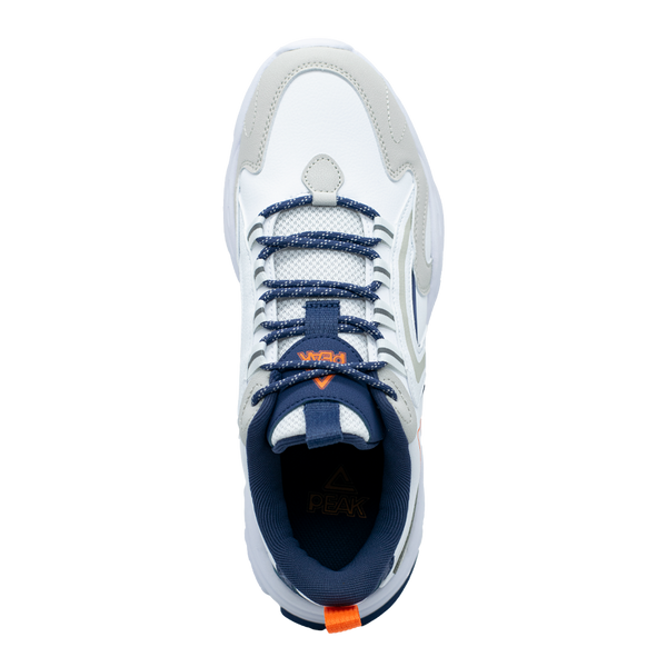 Tenis PEAK ULTRALIGHT Retro Hombre Blanco-Azul