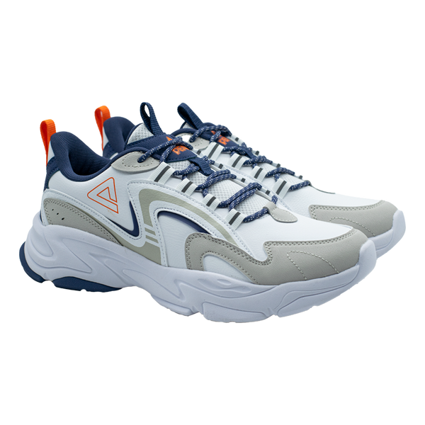 Tenis PEAK ULTRALIGHT Retro Hombre Blanco-Azul