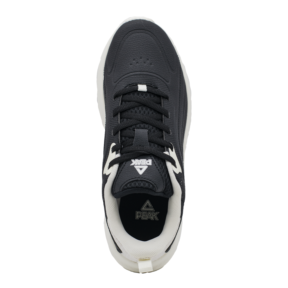 Tenis Jogging PEAK Mujer Negro-Blanco