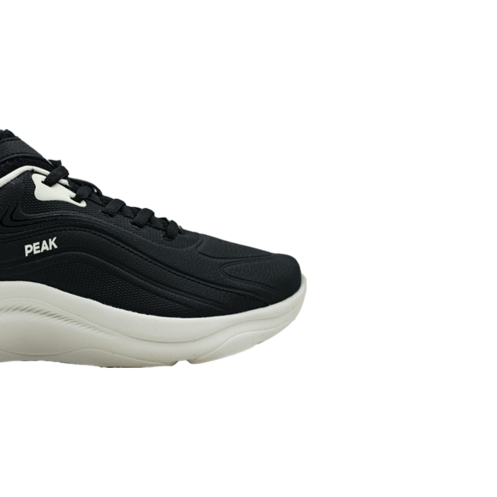 Tenis Jogging PEAK Mujer Negro-Blanco