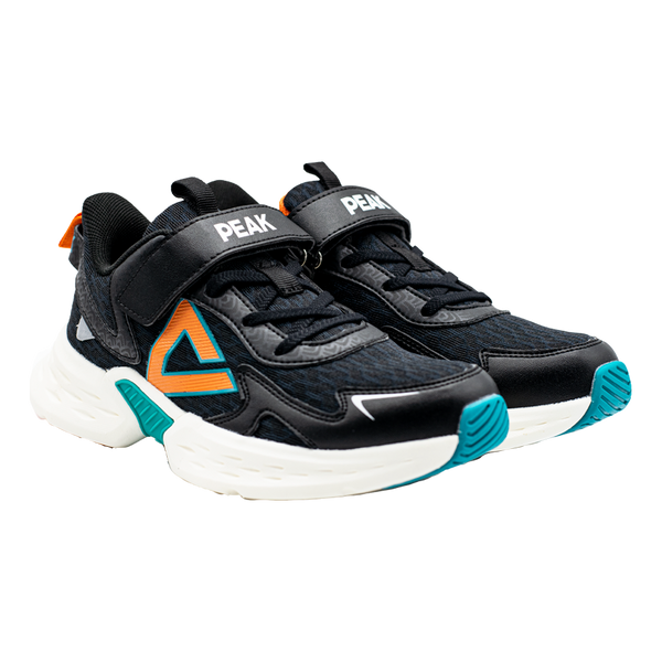 Tenis PEAK ULTRALIGHT Running Niño Negro-Blanco